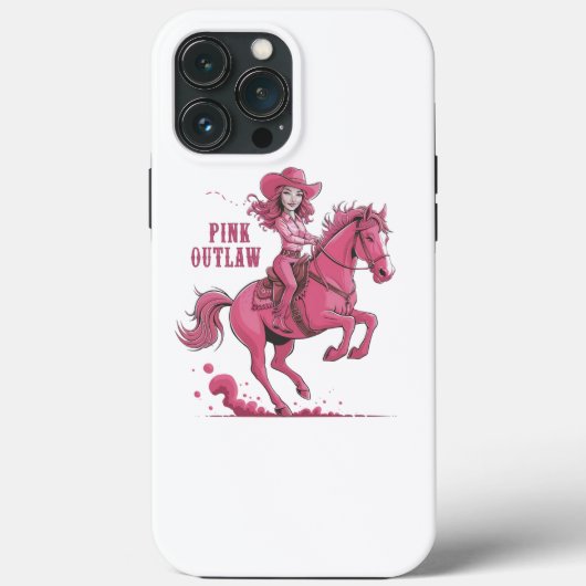 Coques Case-Mate iPhone Une cowgirl confiante à cheval (Verso)