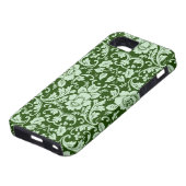 Coques Case-Mate iPhone Une damassé florale antique (Bas)