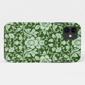 Coques Case-Mate iPhone Une damassé florale antique (Dos (Horizontal))