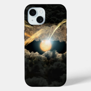 Coque Pour iPhone 15 Une Étoile Entourée D'Un Disque Protoplanétaire
