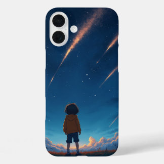 Coques iPhone 16 Plus Une étoile fantastique et un enfant qui en rêve