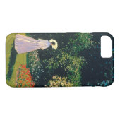Coques Case-Mate iPhone Une femme dans un jardin, Monet (Dos (Horizontal))