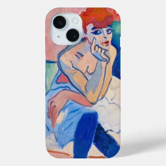 Coques Case-Mate iPhone Une femme dans une chemise | Andre Derain | (Verso)