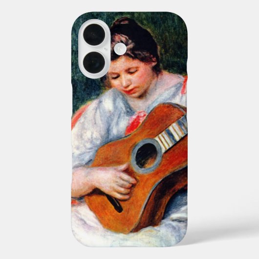Coques Case-Mate iPhone Une femme jouant à la guitare par Pierre Renoir (Verso)