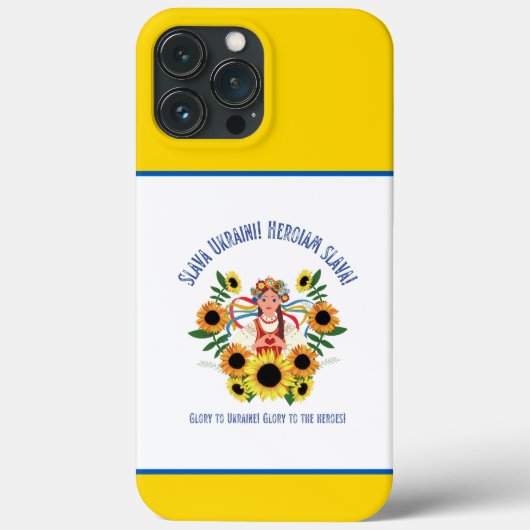 Coques Case-Mate iPhone Une fille ukrainienne gloire à l'Ukraine (Verso)