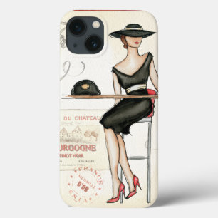 iPhone 13 Case Une Française Boire Du Vin Rouge