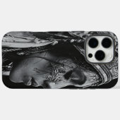 Coques Case-Mate iPhone Une guerrière indienne décorée dans l'art traditio (Verso (horizontal))