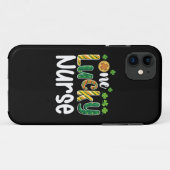 Coques Case-Mate iPhone Une infirmière chanceuse à la Saint-Patrick (Dos (Horizontal))