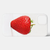 Coques Case-Mate iPhone Une iphcna de fraise rouge (Verso (horizontal))