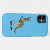 Coques Case-Mate iPhone Une jolie illustration de kangourou australien (Dos (Horizontal))