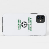 Coques Case-Mate iPhone Une Journée Sans Football (Dos (Horizontal))
