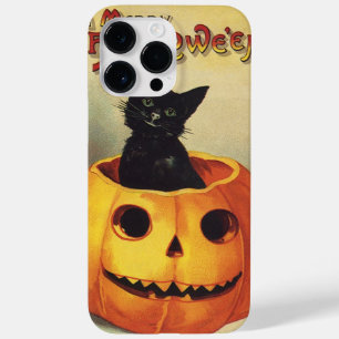 Coque Pour Pour iPhone 14 Pro Max Une joyeuse Halloween par Ellen Clapsaddle, Chat V