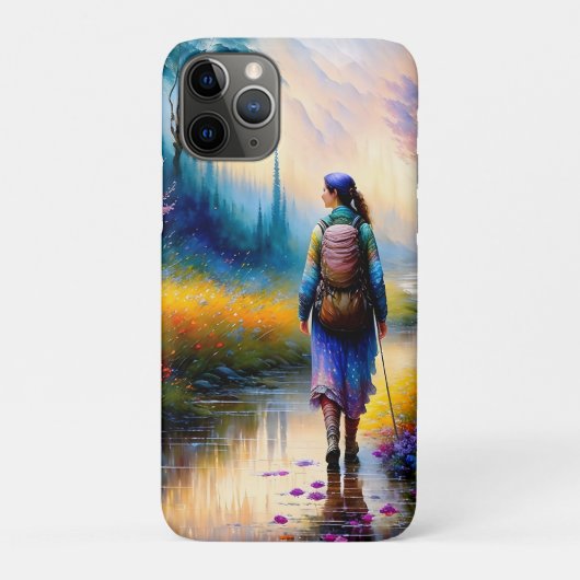 Coques Case-Mate iPhone Une marche dans les oeuvres d'art des bois (Dos)