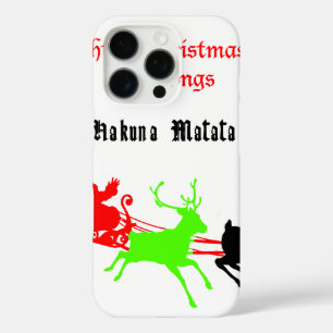 Coques iPhone 16 Pro Une nuit de chants et chants de Noël Hakunamatata