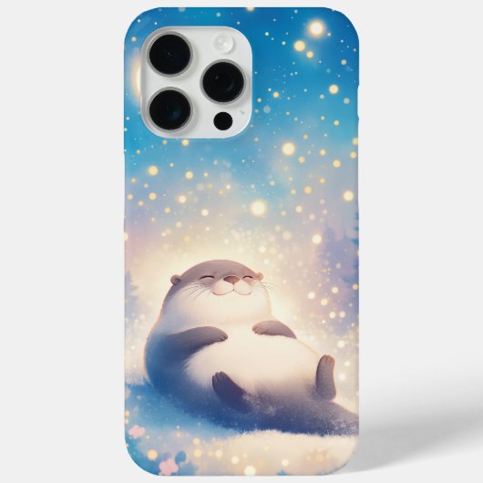 Coques Case-Mate iPhone Une Nuit étoilée de loutre (Verso)