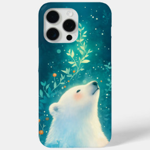 Coque iPhone 15 Pro Max Une Nuit Tranquille d'Ours Polaire