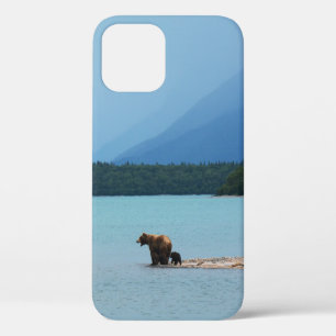 Case-Mate iPhone CASE UNE OURS MÈRE ENSEIGNE SES COUPES À NAGER AU BORD