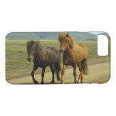 Coques Case-Mate iPhone Une paire de poneys islandais Brown (Dos (Horizontal))
