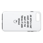 Coques Case-Mate iPhone Une pomme par jour (Dos (Horizontal))