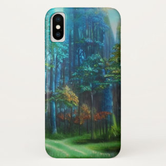 Case-Mate iPhone Case Une scène forestière mystérieuse avec un carrefour