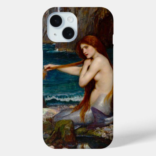 Coques Case-Mate iPhone Une sirène, vers 1900 par John Waterhouse (Verso)