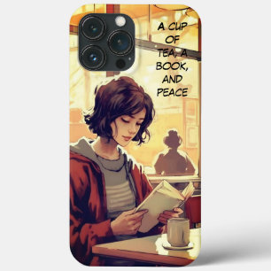 Case-Mate iPhone Case Une tasse de thé, un livre et la paix