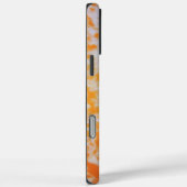 Coques Case-Mate iPhone Une texture grunge orange (Verso / Droite)