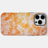 Coques Case-Mate iPhone Une texture grunge orange (Verso (horizontal))