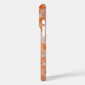 Coques Case-Mate iPhone Une texture grunge orange (Verso / Gauche)