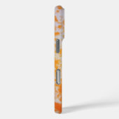 Coques Case-Mate iPhone Une texture grunge orange (Verso / Droite)