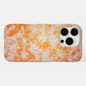 Coques Case-Mate iPhone Une texture grunge orange (Verso (horizontal))