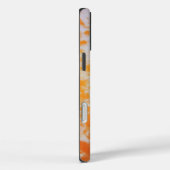 Coques Case-Mate iPhone Une texture grunge orange | (Verso / Droite)