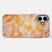 Coques Case-Mate iPhone Une texture grunge orange | (Verso (horizontal))