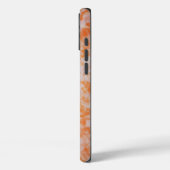 Coques Case-Mate iPhone Une texture grunge orange | (Verso / Gauche)