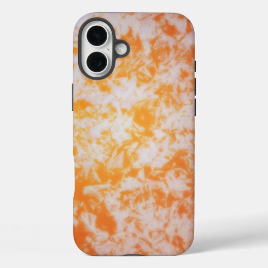 Coques Case-Mate iPhone Une texture grunge orange | (Verso)