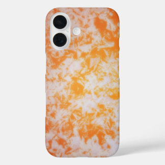 Coques iPhone 16 Une texture grunge orange