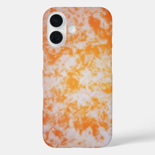 Coques Case-Mate iPhone Une texture grunge orange (Verso)