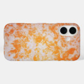 Coques Case-Mate iPhone Une texture grunge orange (Verso (horizontal))