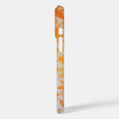 Coques Case-Mate iPhone Une texture grunge orange (Verso / Gauche)