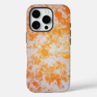Coques iPhone 16 Pro Une texture grunge orange