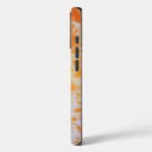 Coques Case-Mate iPhone Une texture grunge orange (Verso / Gauche)