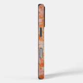 Coques Case-Mate iPhone Une texture grunge orange (Verso / Droite)