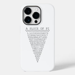 Coque Pour iPhone 14 Pro Une tranche de chiffres Pi