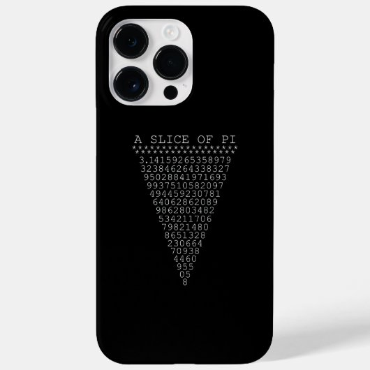 Coques Case-Mate iPhone Une tranche de chiffres Pi (Verso)