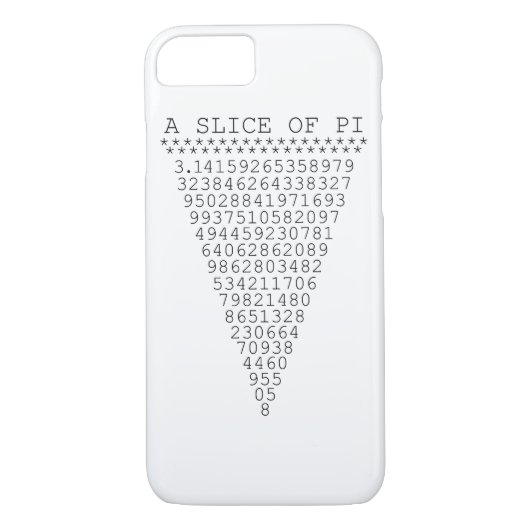 Coques Case-Mate iPhone Une tranche de présentation Pi (Dos)