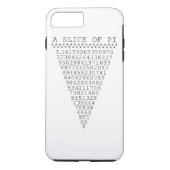 Coques Case-Mate iPhone Une tranche typographique de Pi (Dos)