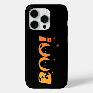 Coque iPhone 15 Pro Une typographie effrayante mignonne avec des chauv