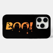 Coques Case-Mate iPhone Une typographie effrayante mignonne avec des chauv (Verso (horizontal))