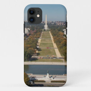 Coque iPhone 11 Une vue de paysage de Washington DC