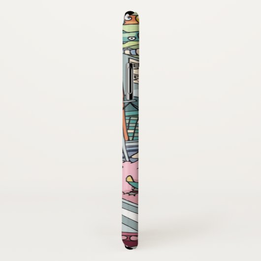 Coques Case-Mate iPhone Une vue de Tokyo (Dos/Droite)
